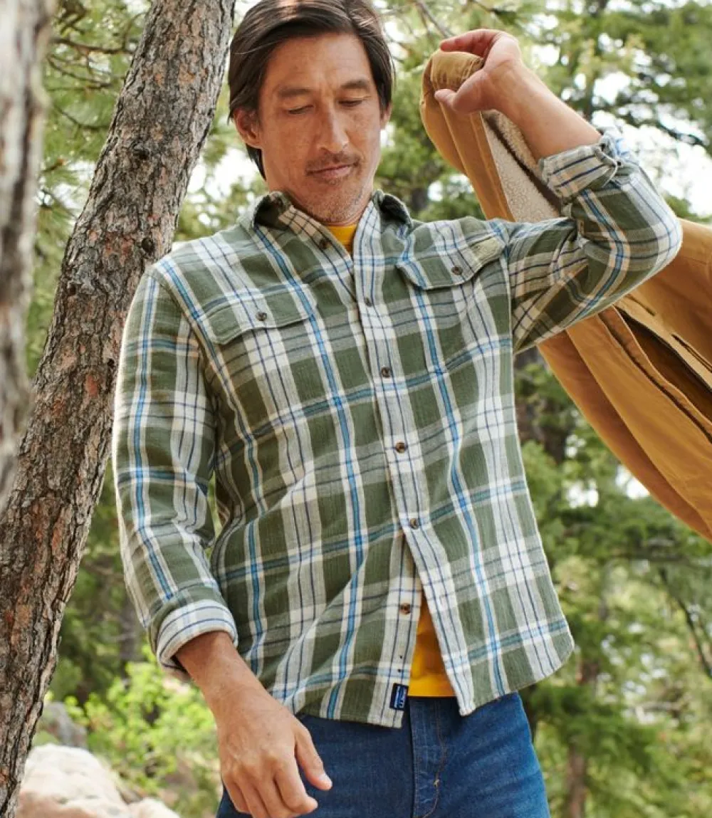 Shirts-L.L.Bean 1912 Field Flannel Plaid Shirt for Men (SALE)