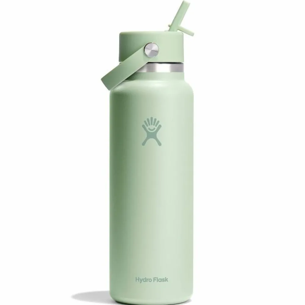 Bottles & Mugs-Hydro Flask 40 oz Wide Mouth with Flex Straw Cap
