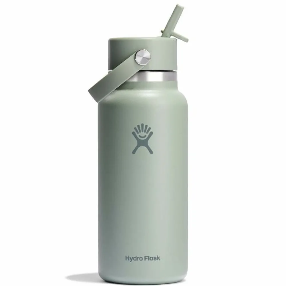 Bottles & Mugs-Hydro Flask 32 oz Wide Mouth with Flex Straw Cap