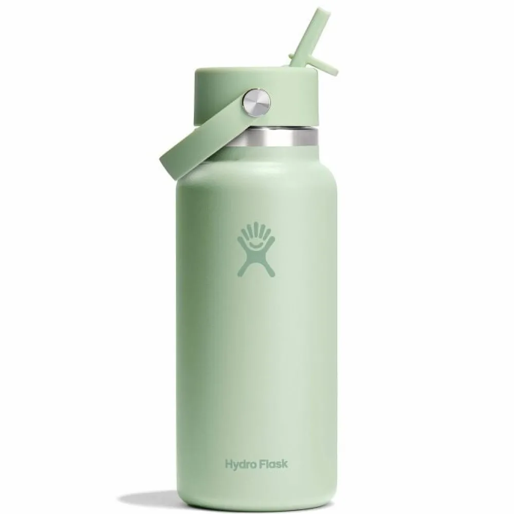 Bottles & Mugs-Hydro Flask 32 oz Wide Mouth with Flex Straw Cap