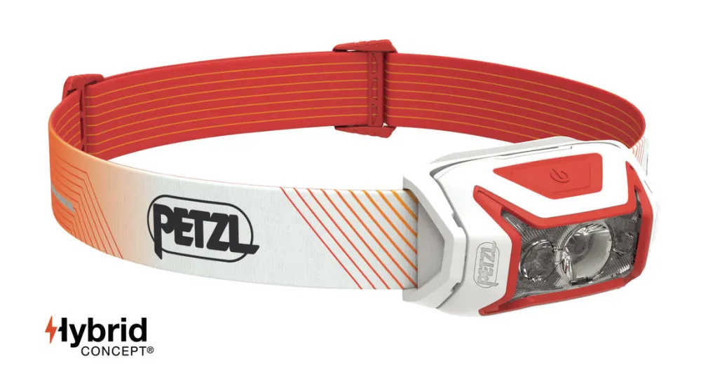 Lighting-Petzl Actik Core 600 Headlamp Red