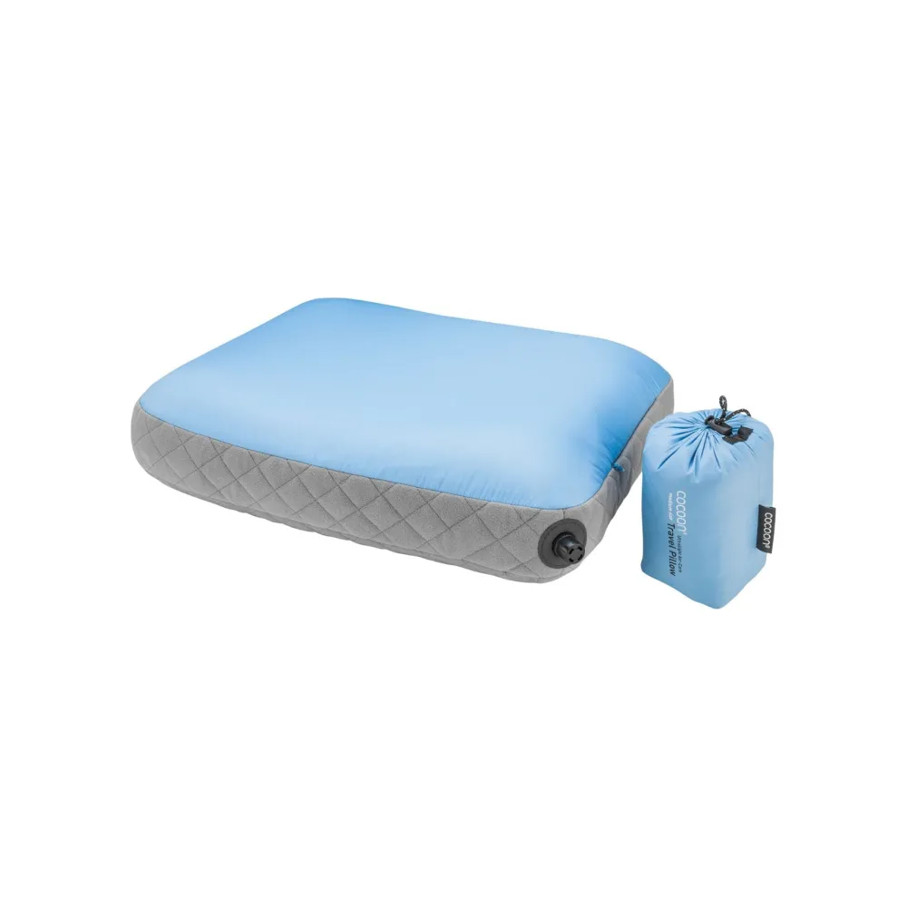 Sleeping Bags & Pads-Cocoon AirCore Pillow Ultralight Light Blue