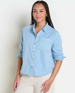 Shirts-Toadu0026Co Arroyo Twill Boxy Shirt for Women
