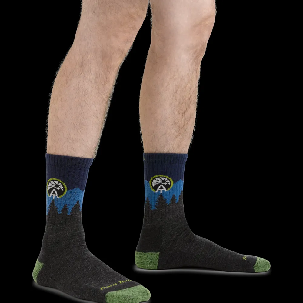 Socks-Darn Tough ATC Micro Crew Cushion Socks for Men Eclipse