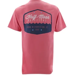 T-Shirts|T-Shirts-Half-Moon Outfitters Badge Logo Short Sleeve Pocket T-Shirt