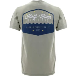 T-Shirts|T-Shirts-Half-Moon Outfitters Badge Logo Short Sleeve Pocket T-Shirt