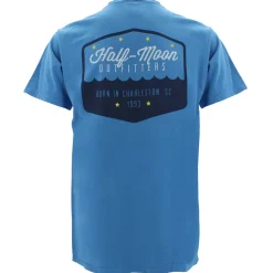T-Shirts|T-Shirts-Half-Moon Outfitters Badge Logo Short Sleeve Pocket T-Shirt