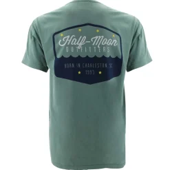 T-Shirts|T-Shirts-Half-Moon Outfitters Badge Logo Short Sleeve Pocket T-Shirt