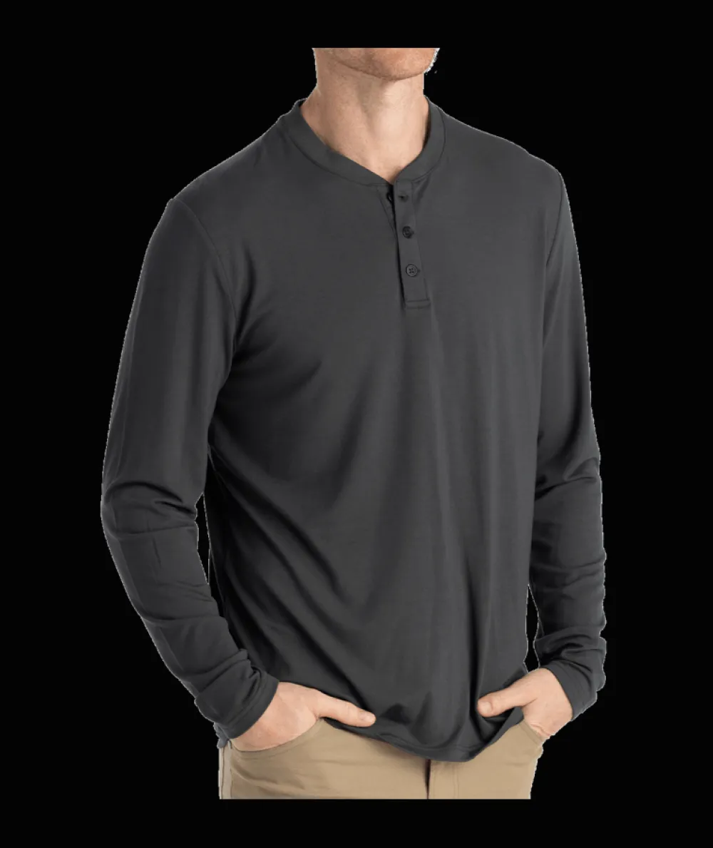 Shirts-Free Fly Apparel Bamboo Flex Henley for Men