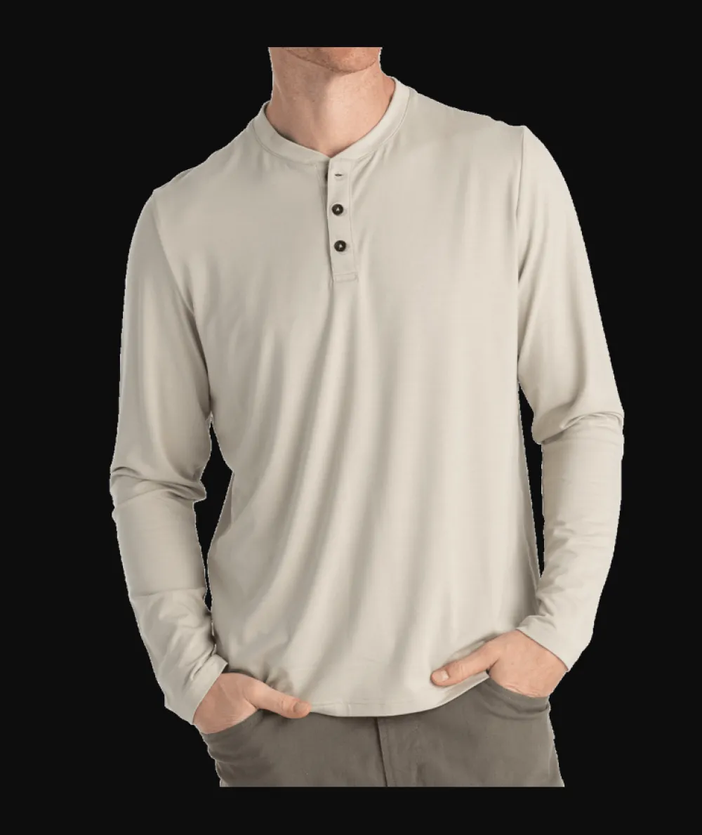 Shirts-Free Fly Apparel Bamboo Flex Henley for Men