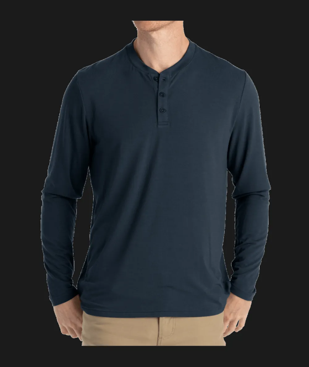 Shirts-Free Fly Apparel Bamboo Flex Henley for Men