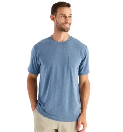Performance|Shirts-Free Fly Apparel Bamboo Flex Pocket Tee for Men