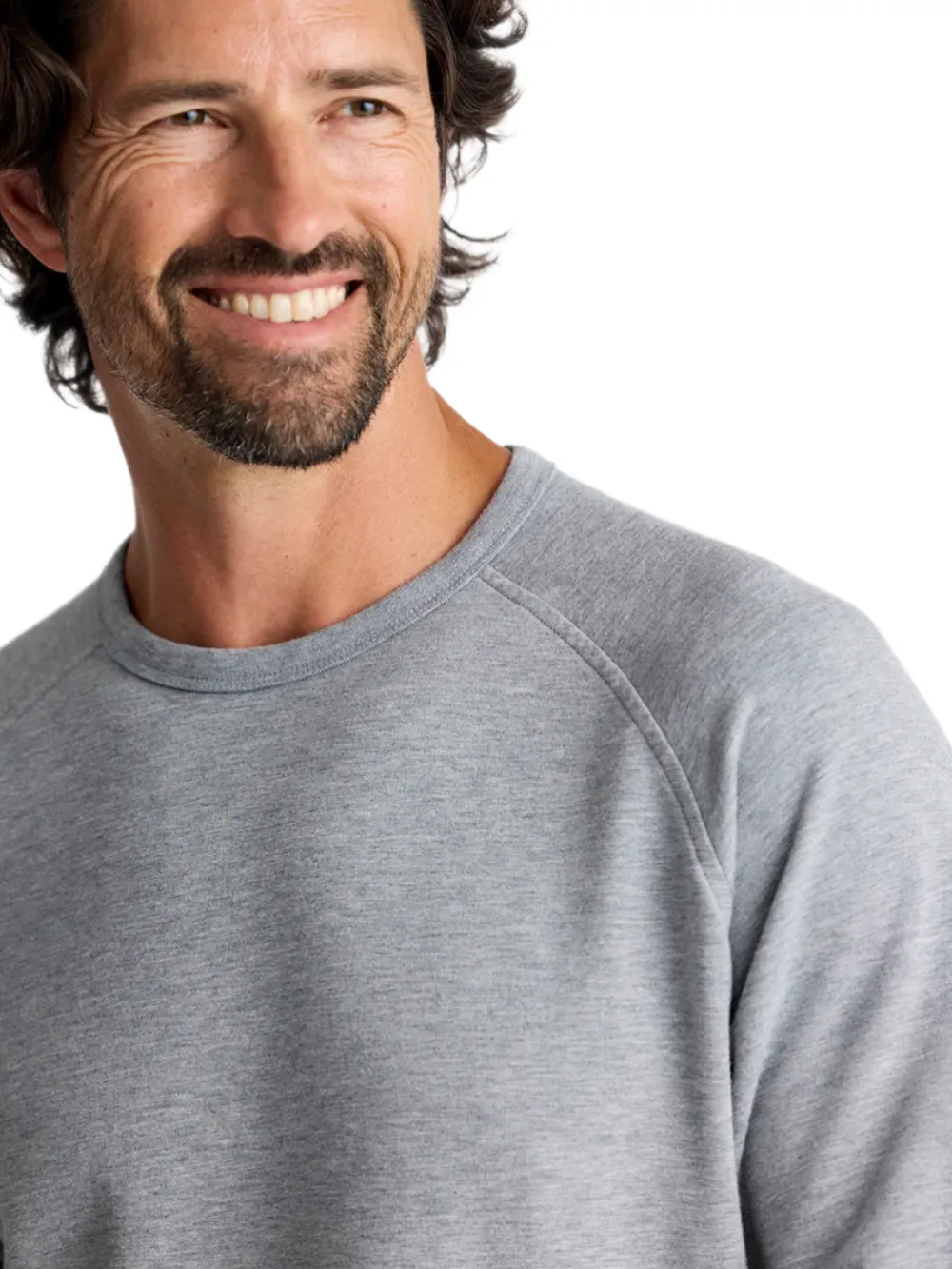 Sweaters & Hoodies-Free Fly Apparel Bamboo Lightweight Fleece Crew for Men