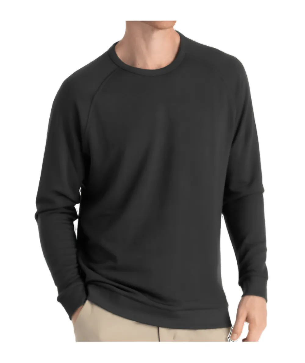 Sweaters & Hoodies-Free Fly Apparel Bamboo Lightweight Fleece Crew for Men