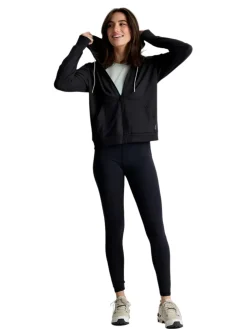 Sweaters & Hoodies-Free Fly Apparel Bamboo Lightweight Fleece Zip Hoodie for Women