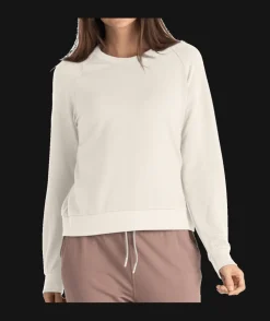 Sweaters & Hoodies-Free Fly Apparel Bamboo Lightweight Fleece Crew for Women
