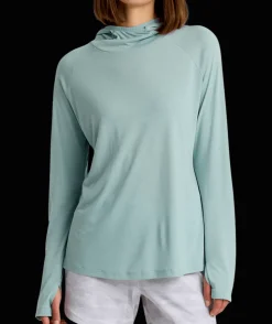 Sweaters & Hoodies|Performance Shirts-Free Fly Apparel Bamboo Lightweight Hoodie II for Women
