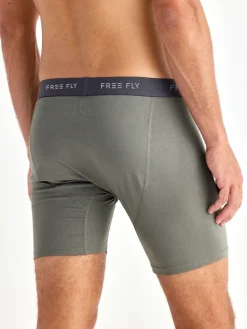 Baselayers & Underwear-Free Fly Apparel Bamboo Motion Boxer Brief for Men