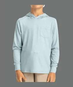 Tops-Free Fly Apparel Bamboo Shade Hoodie for Youth