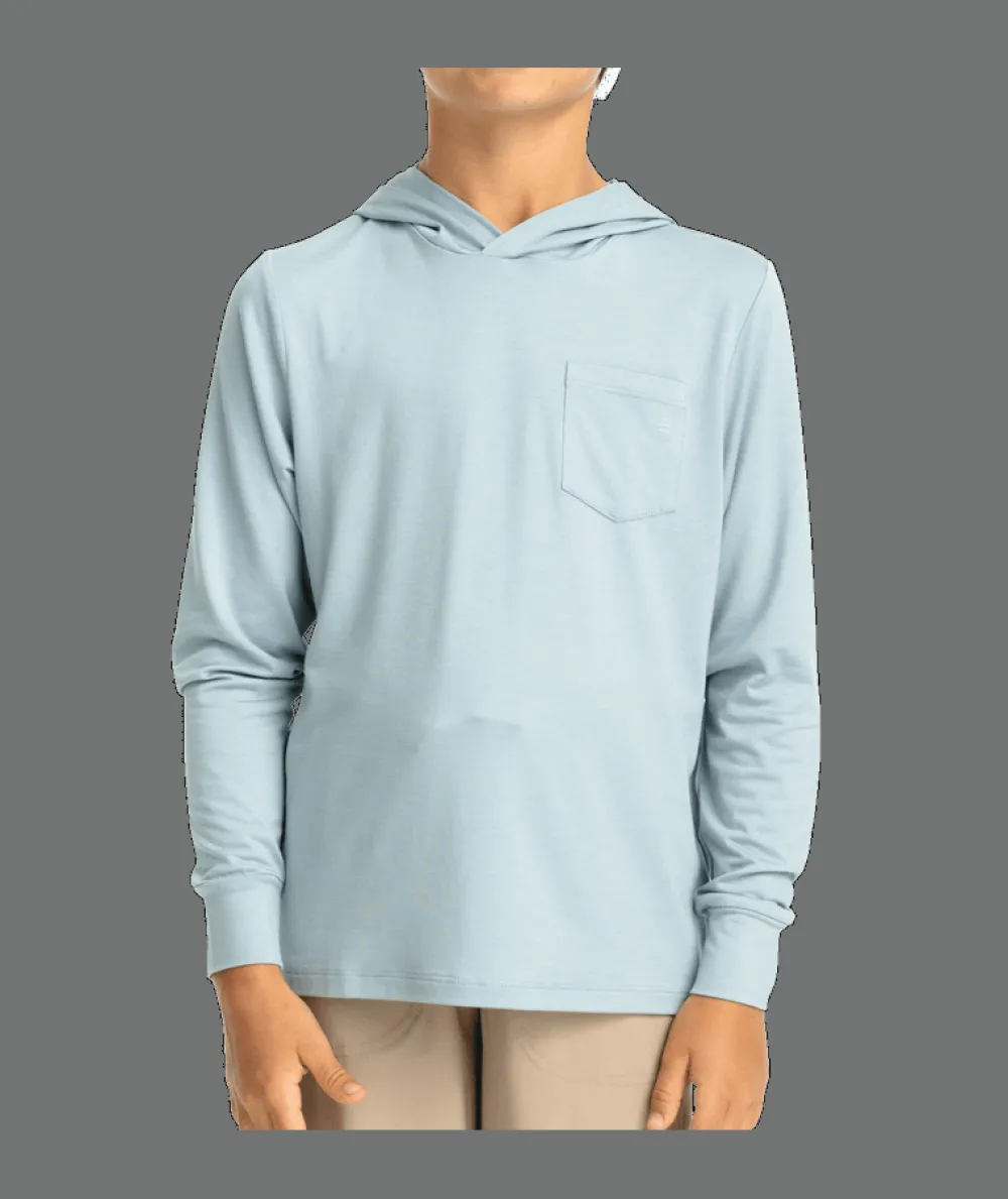 Tops-Free Fly Apparel Bamboo Shade Hoodie for Youth
