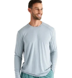 Performance|T-Shirts-Free Fly Apparel Bamboo Shade Long Sleeve Shirt for Men