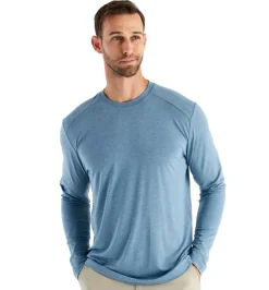 Performance|T-Shirts-Free Fly Apparel Bamboo Shade Long Sleeve Shirt for Men