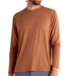 Performance|T-Shirts-Free Fly Apparel Bamboo Shade Long Sleeve Shirt for Men