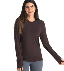 Shirts-Free Fly Apparel Bamboo Shade Long Sleeve Shirt II for Women
