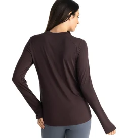 Shirts-Free Fly Apparel Bamboo Shade Long Sleeve Shirt II for Women
