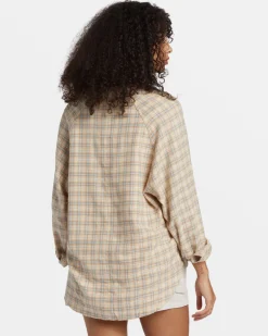 Shirts-Billabong Best Time Long Sleeve Shirt for Women (SALE)