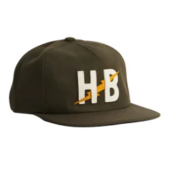 Head & Neckwear-Howler Brothers Big HB Snapback (SALE) Dark Olive