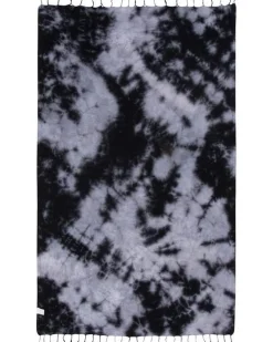 Towels-Sand Cloud Acid Wash Beach Towel Black