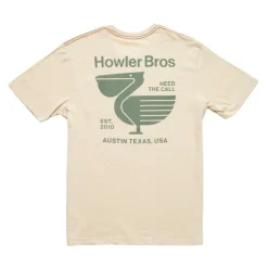 T-Shirts-Howler Brothers Blended Pocket T-Shirt for Men (SALE)