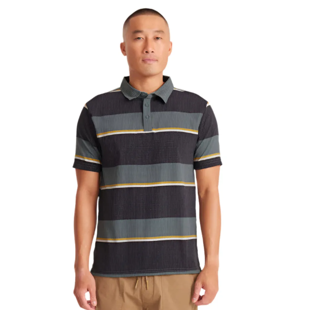 Shirts-Roark Bless Up Breathable Stretch Polo Shirt
