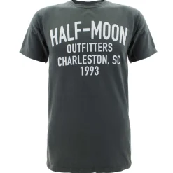 T-Shirts|T-Shirts-Half-Moon Outfitters Block Short Sleeve T-Shirt