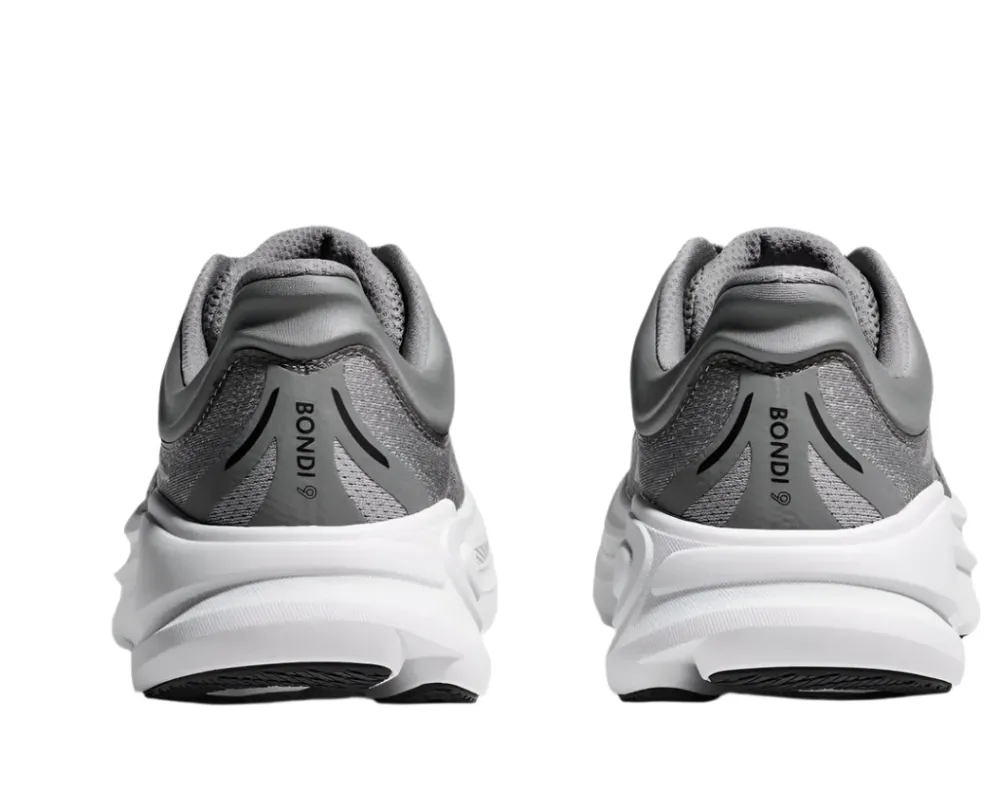 Shoes-Hoka Bondi 9 for Men - Wide Galactic Grey / Stellar Grey