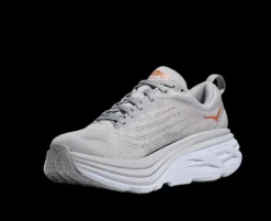 Shoes-Hoka Bondi 8 Shoes for Women Harbor Mist/Lunar Rock