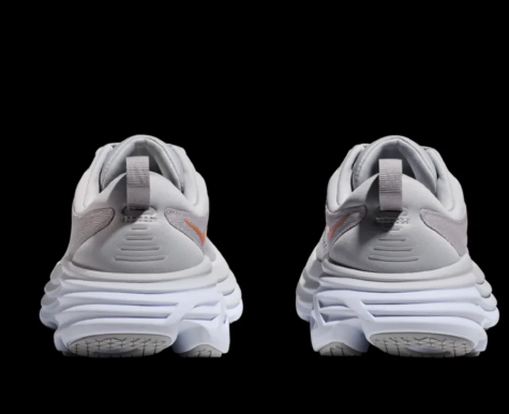 Shoes-Hoka Bondi 8 Shoes for Women Harbor Mist/Lunar Rock