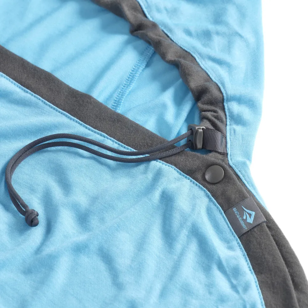 Sleeping Bags & Pads-Sea To Summit Breeze Sleeping Bag Liner Atoll Blue