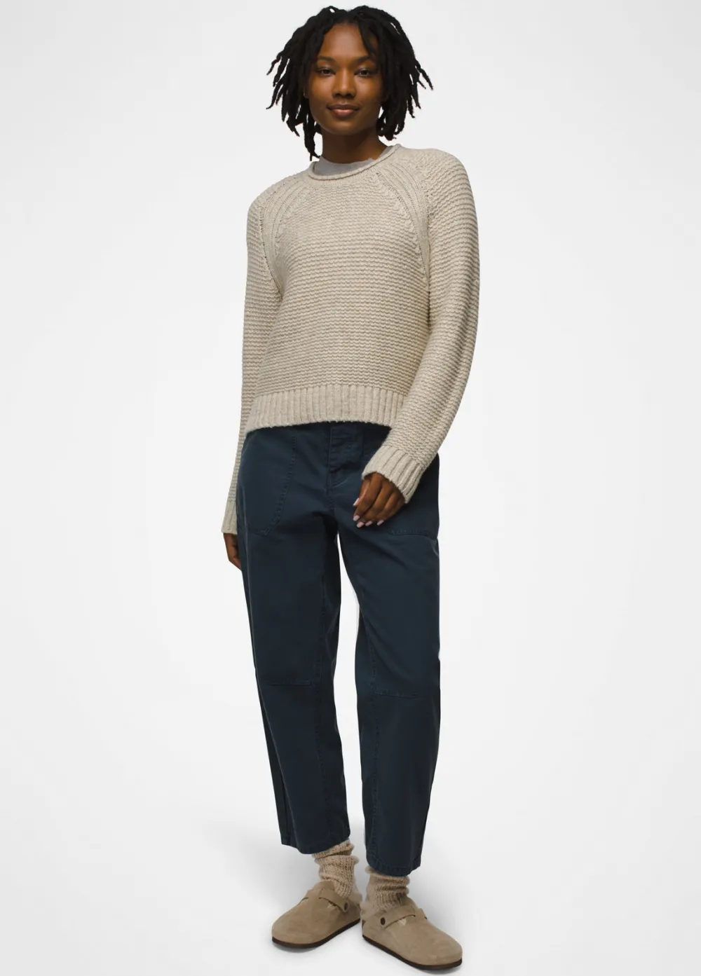 Sweaters & Hoodies-Prana Cades Cove Sweater for Women (SALE) Oatmeal
