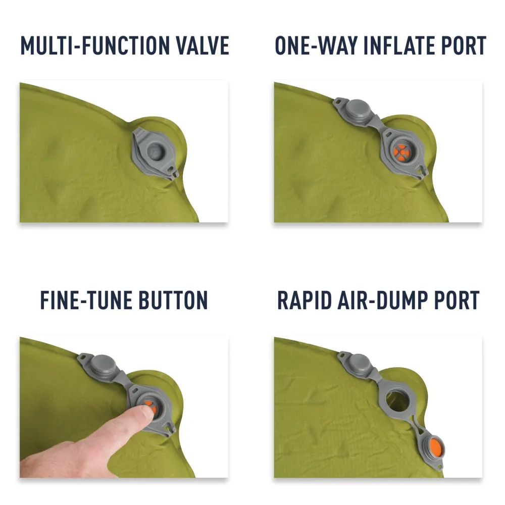 Sleeping Bags & Pads-Sea To Summit Camp Self-Inflating Sleeping Mat Green
