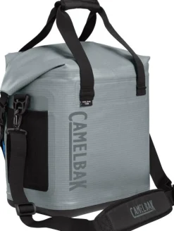 Coolers-Camelbak ChillBak Cube 18 Soft Cooler with Fusion 3L Group Reservoir Monument Grey