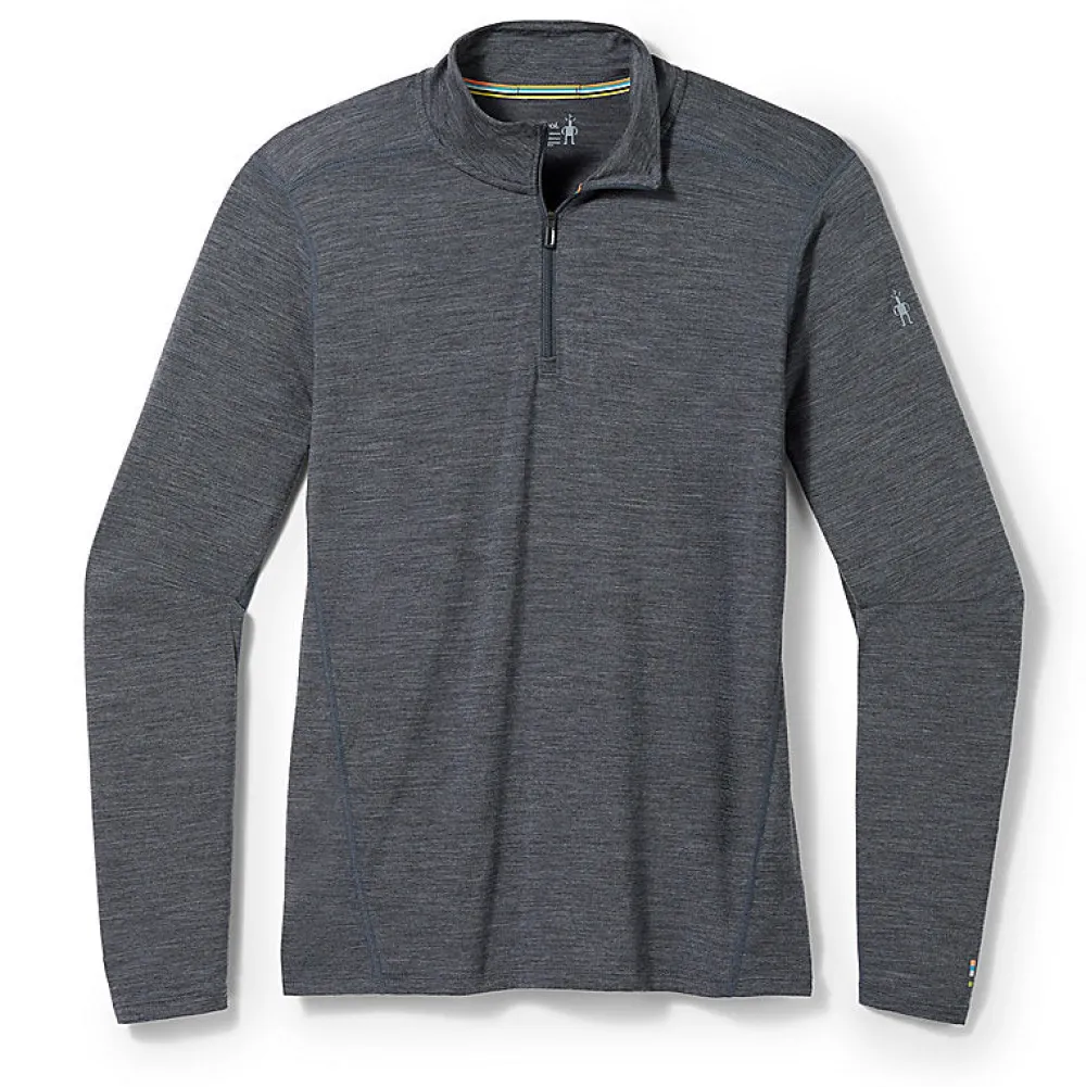 Baselayers & Underwear-Smartwool Classic All-Season Merino Base Layer 1/4 Zip for Men