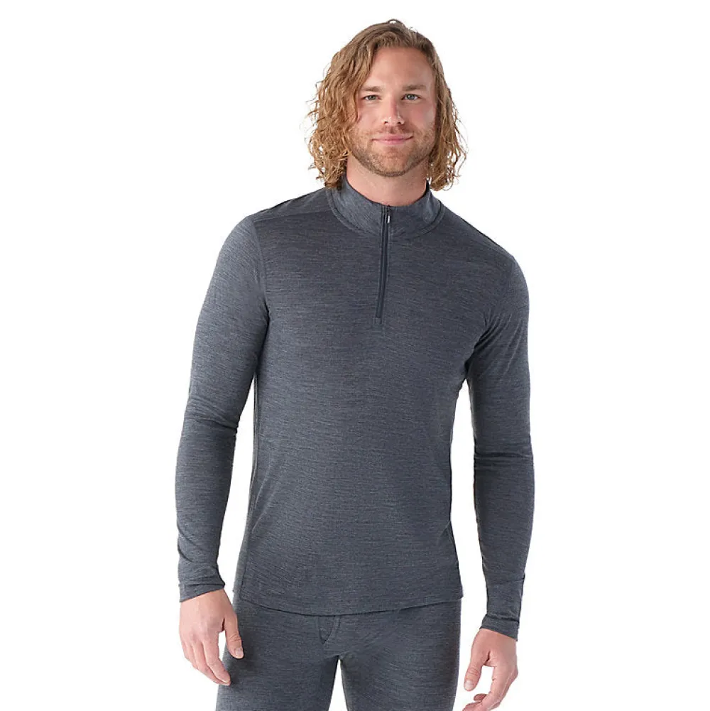 Baselayers & Underwear-Smartwool Classic All-Season Merino Base Layer 1/4 Zip for Men