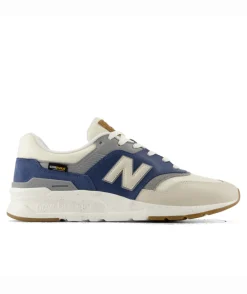 Shoes-New Balance Classic 997H for Men White / Sea Salt/ Vintage Indigo / Timber Wolf