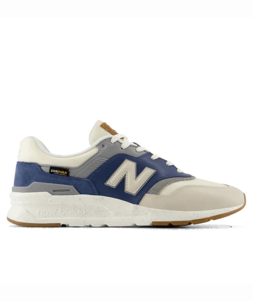 Shoes-New Balance Classic 997H for Men White / Sea Salt/ Vintage Indigo / Timber Wolf