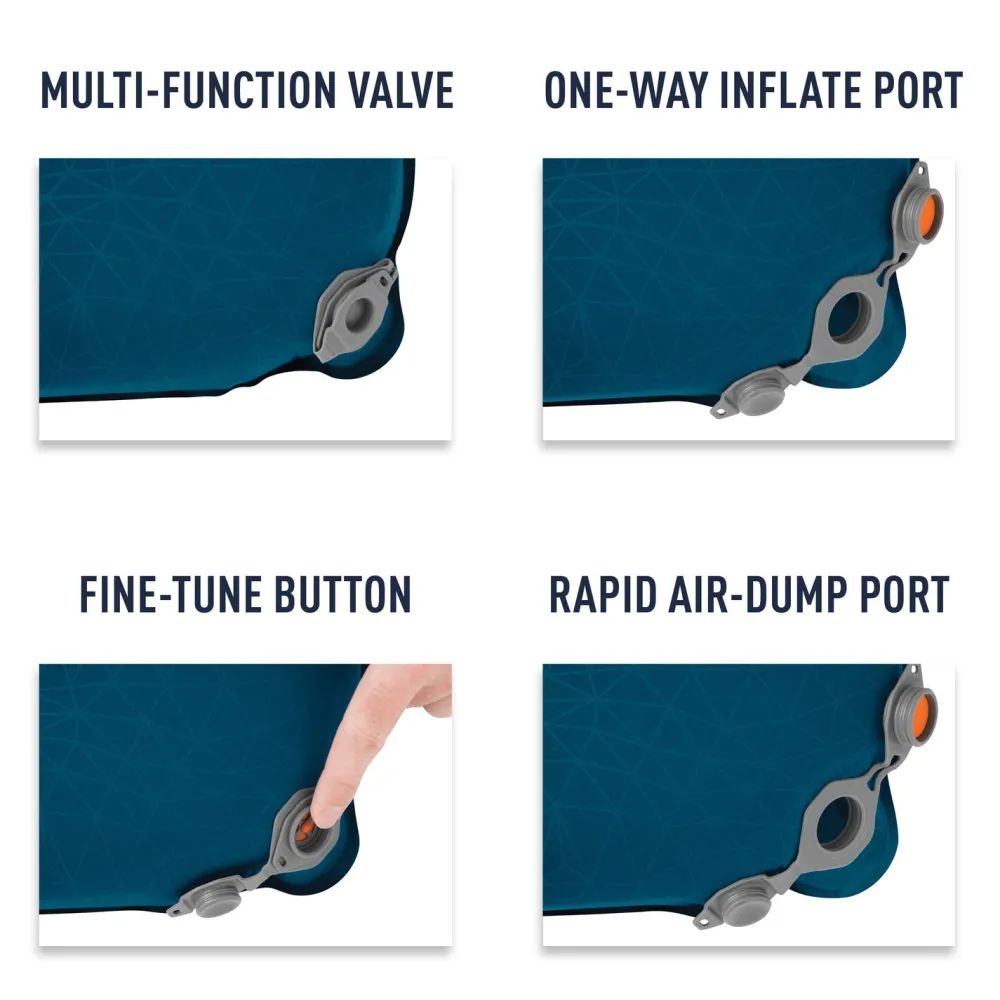 Sleeping Bags & Pads-Sea To Summit Comfort Deluxe Self-Inflating Sleeping Mat Byron Blue