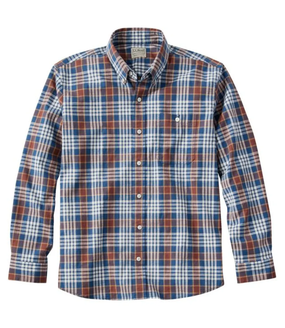 Shirts-L.L.Bean Comfort Stretch Chambray Shirt for Men (SALE)