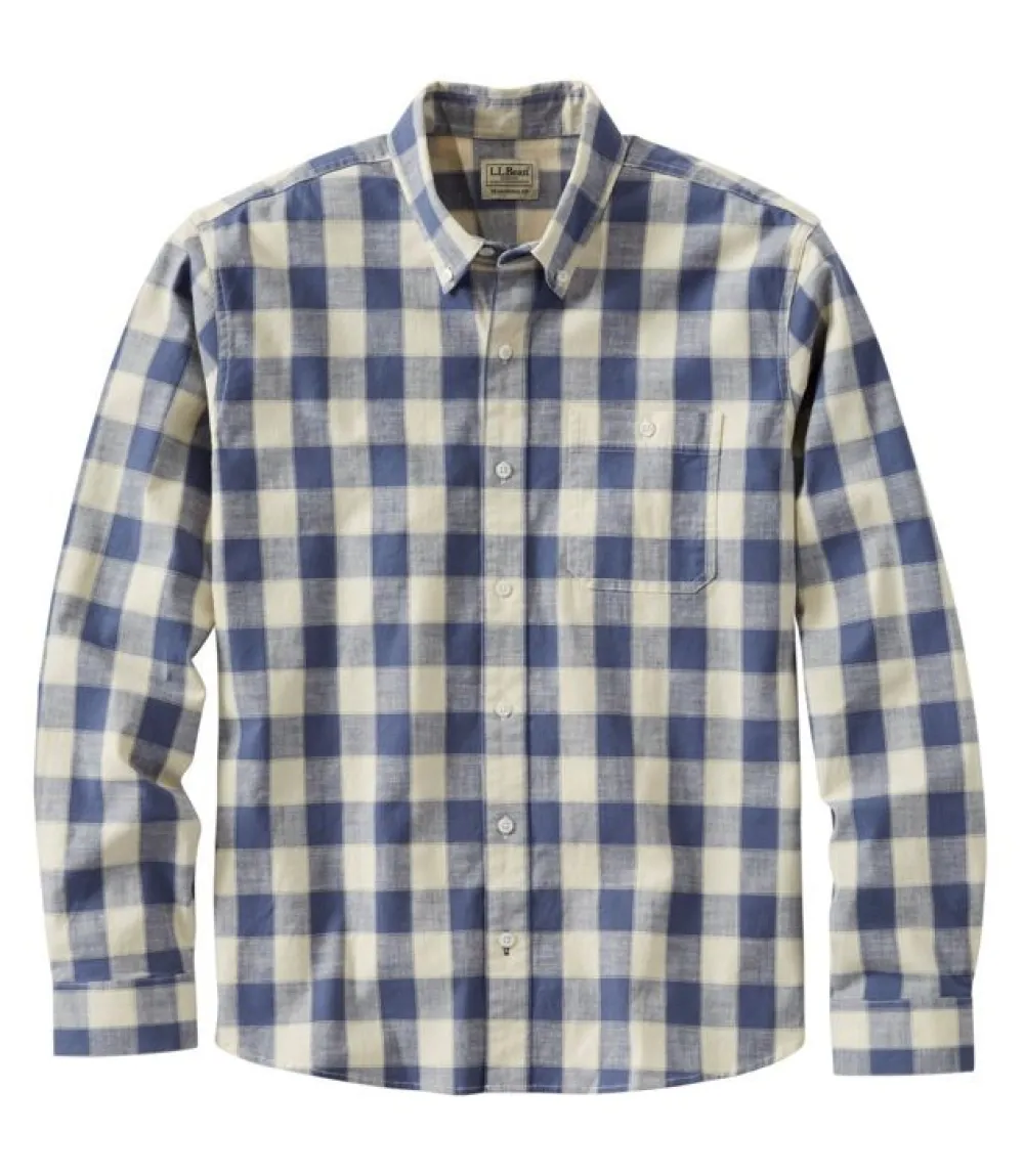 Shirts-L.L.Bean Comfort Stretch Chambray Shirt for Men (SALE)