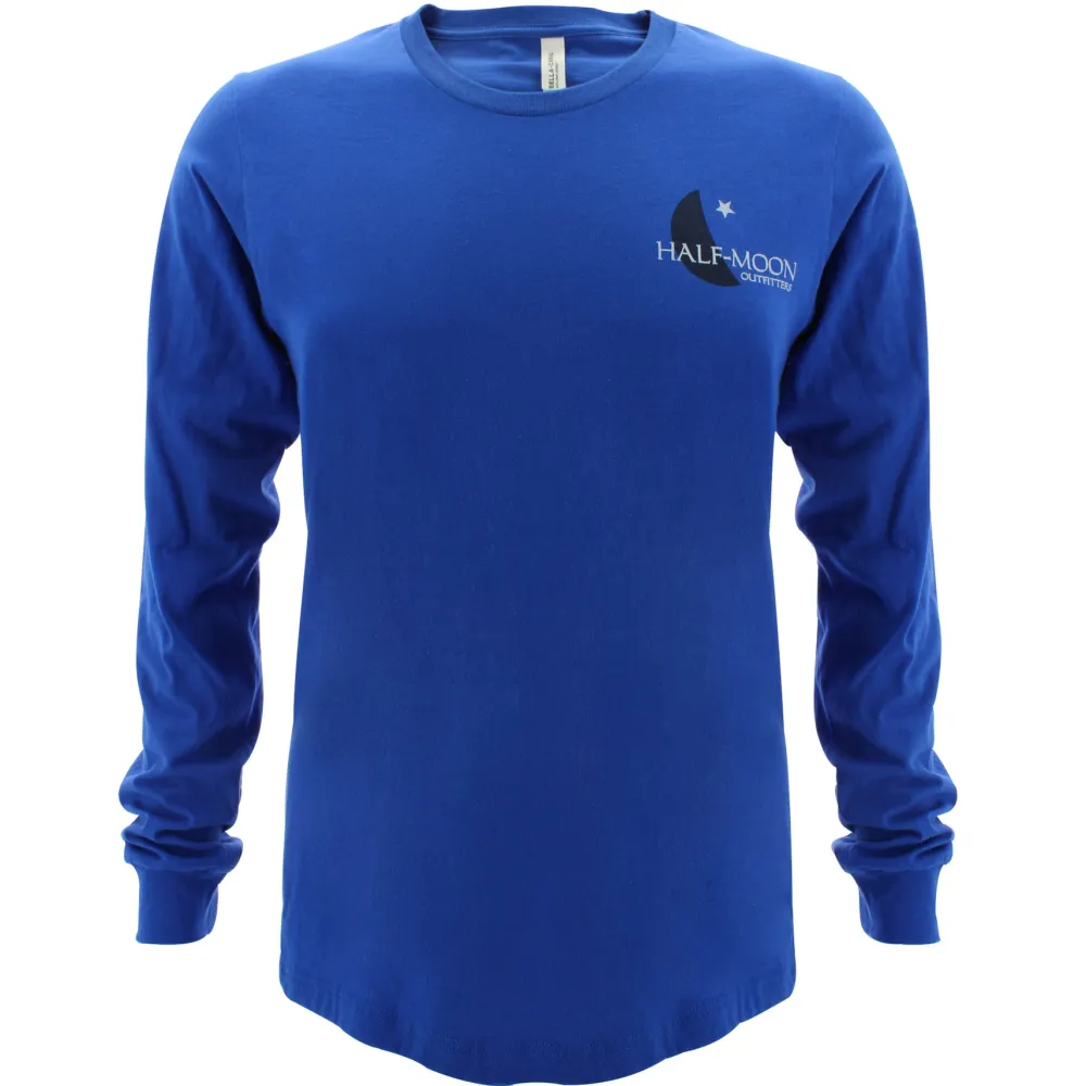 T-Shirts|T-Shirts-Half-Moon Outfitters Crescent Logo Long Sleeve T-Shirt (FINAL SALE)